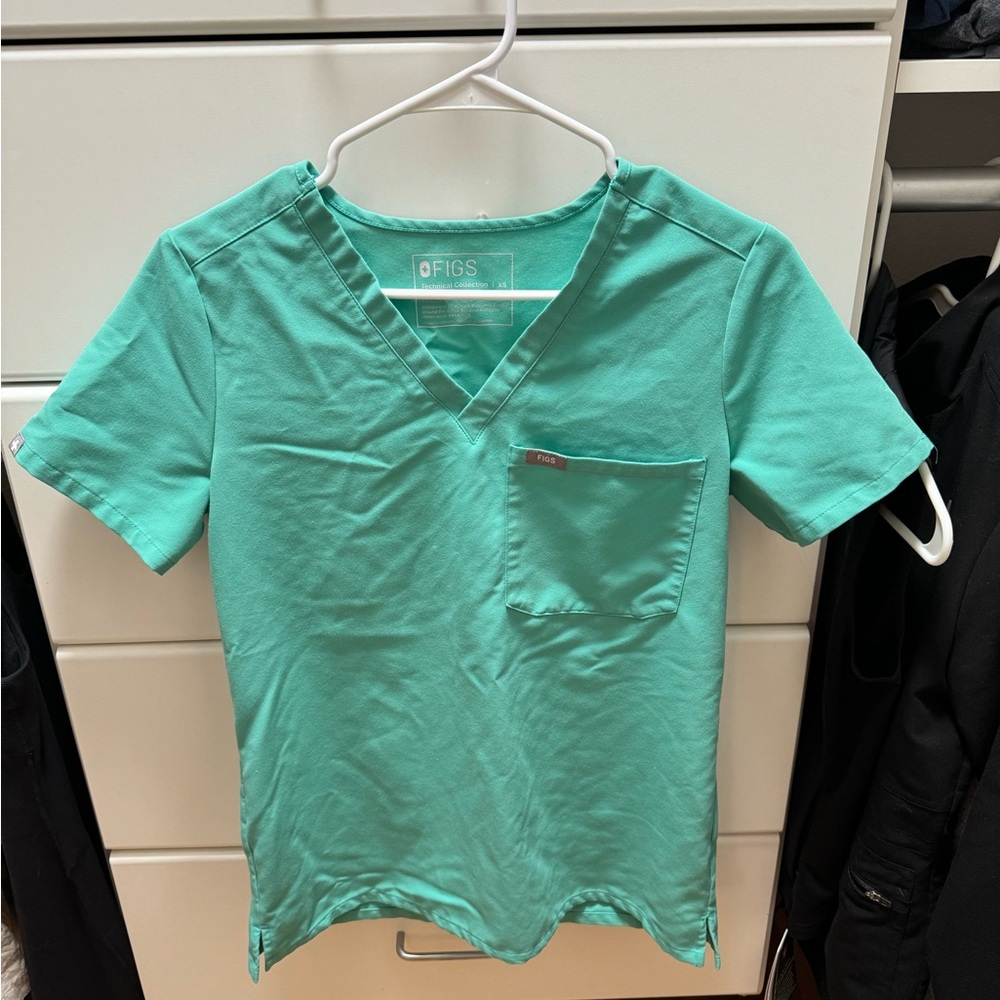 Surgical green Figs set XS Catarina top and XXS petite regular waist joggers
